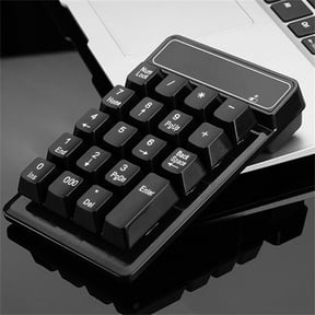 Zenghuiiii Bluetooth 4.0 Digital Keyboard Number Num Pad 19 Keys Numeric Keypad Portable Scuff Sis