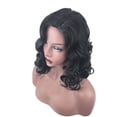 thumbnail image 1 of Zenghuiiii Curly Fringe Clips In With High Temperature Fiber Hairpieces Natural Black Loose Wave Synthetic Hair Extensions Bedroom Hair, 1 of 8