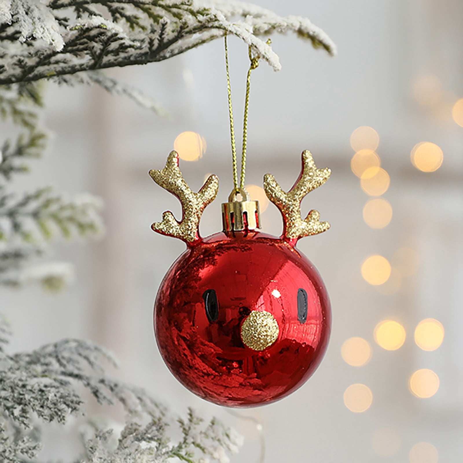 Zenghuiiii Fashion Jewelry 2024 New Year Scene Layout Christmas Tree