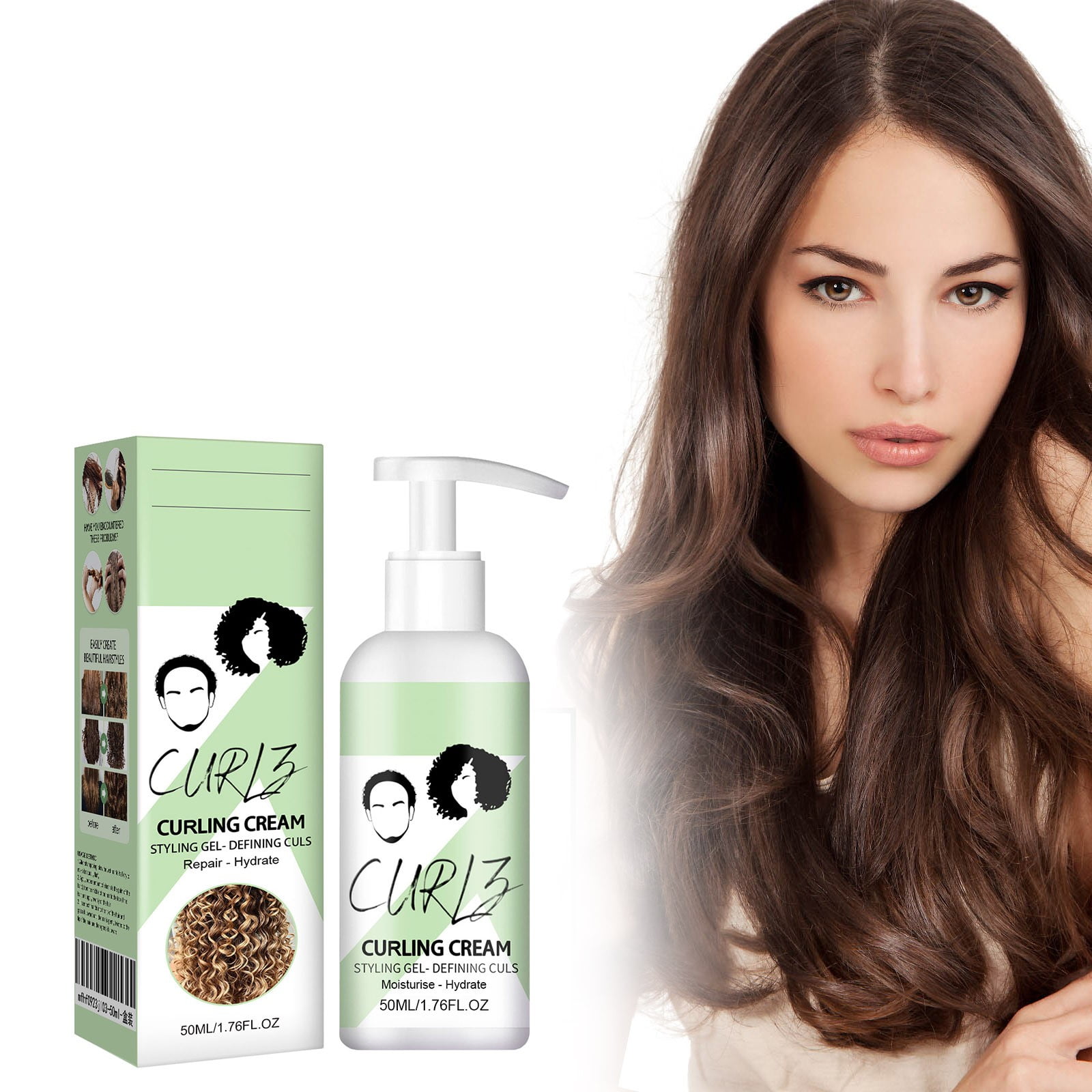 Zenghuiiii Hair Grease for Dry Hair Damaged Hairspray For Curly Hair Is Non Flaking And Fast Drying To Wind And For All Hair Types 100ml
