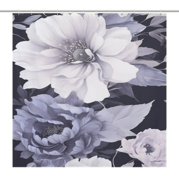 Zenghuiiii Heavy Duty Shower Curtain Liner with Suction Cups Bath Shower Curtain Liner Clear Non Bathroom