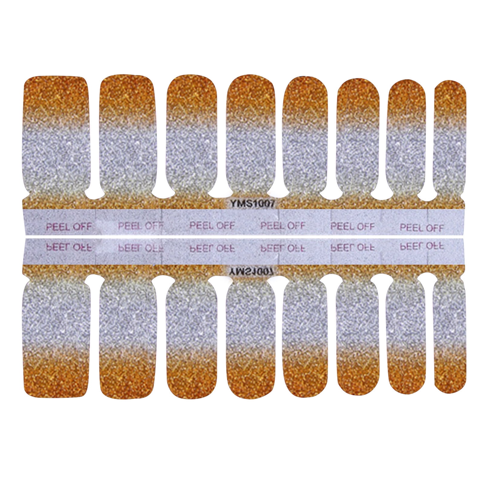 Zenghuiiii Nail Packaging Gel Nail Sticker Strips Solid Colors Nail