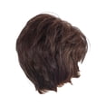 thumbnail image 1 of Zenghuiiii Short Wig Lace Front Women Black Brazilian Short Wavy Curly Parting High Temperature Fiber Wig Hair Short Curly Wig With Hair Net, 1 of 7
