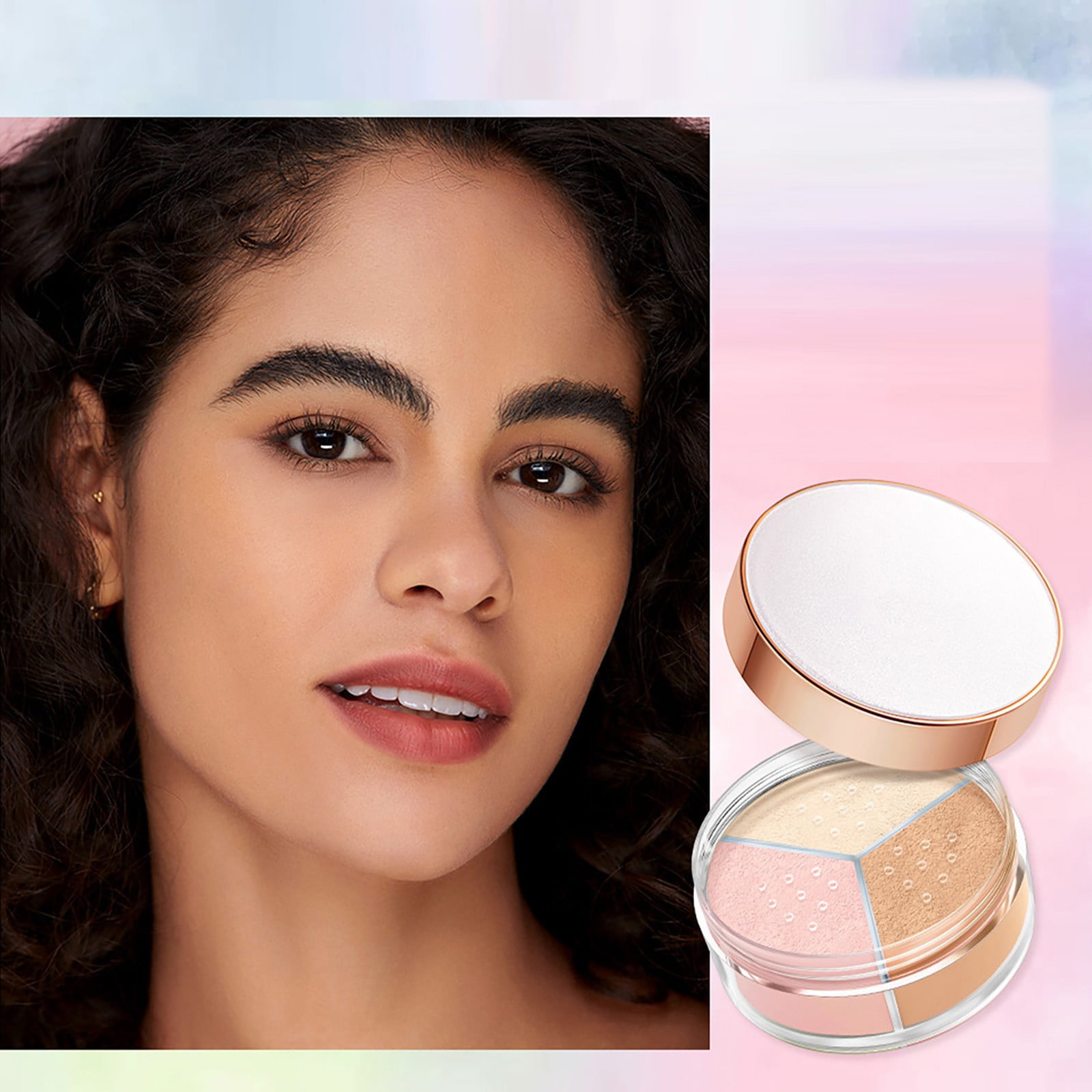 Zenghuiiii Warpaint Makeup Face Powder Makeup Three Different Color