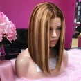 thumbnail image 1 of Zenghuiiii Women Long Curly Straight Wavy Synthetic Full Hair Wig Pink Purple Extra Large Hair Clip, 1 of 6