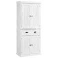Zengpin 72" Kitchen Pantry, Tall Storage Freestanding Cupboard