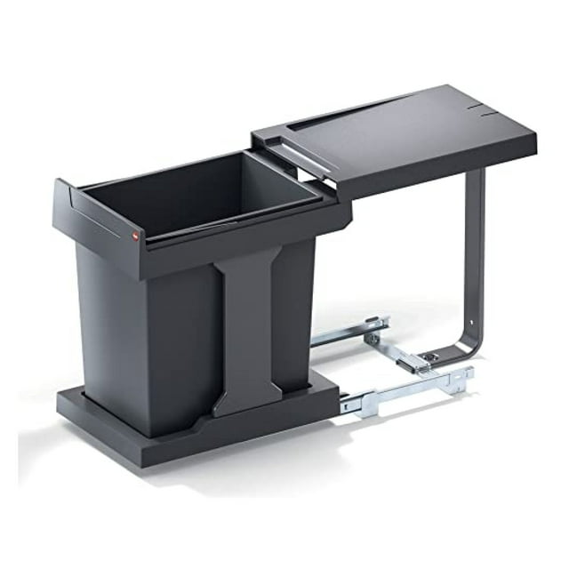Zengpin Hailo PullOut Trash Can System with DoorKit and Lid 20 Liters