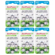 ZeniPower Mercury Free Cochlear Implant Batteries 36 Batteries