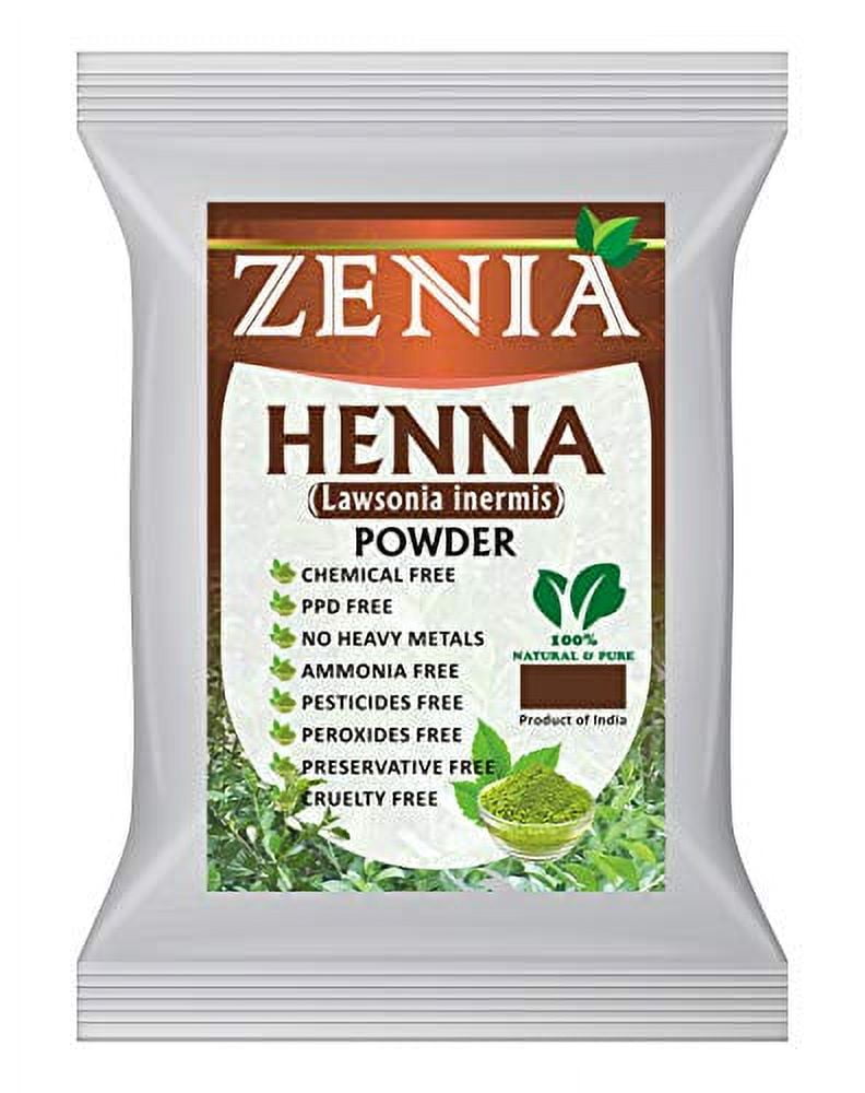 Zenia Pure Natural Henna Powder Hair Dye Color 100 grams (3.5oz)