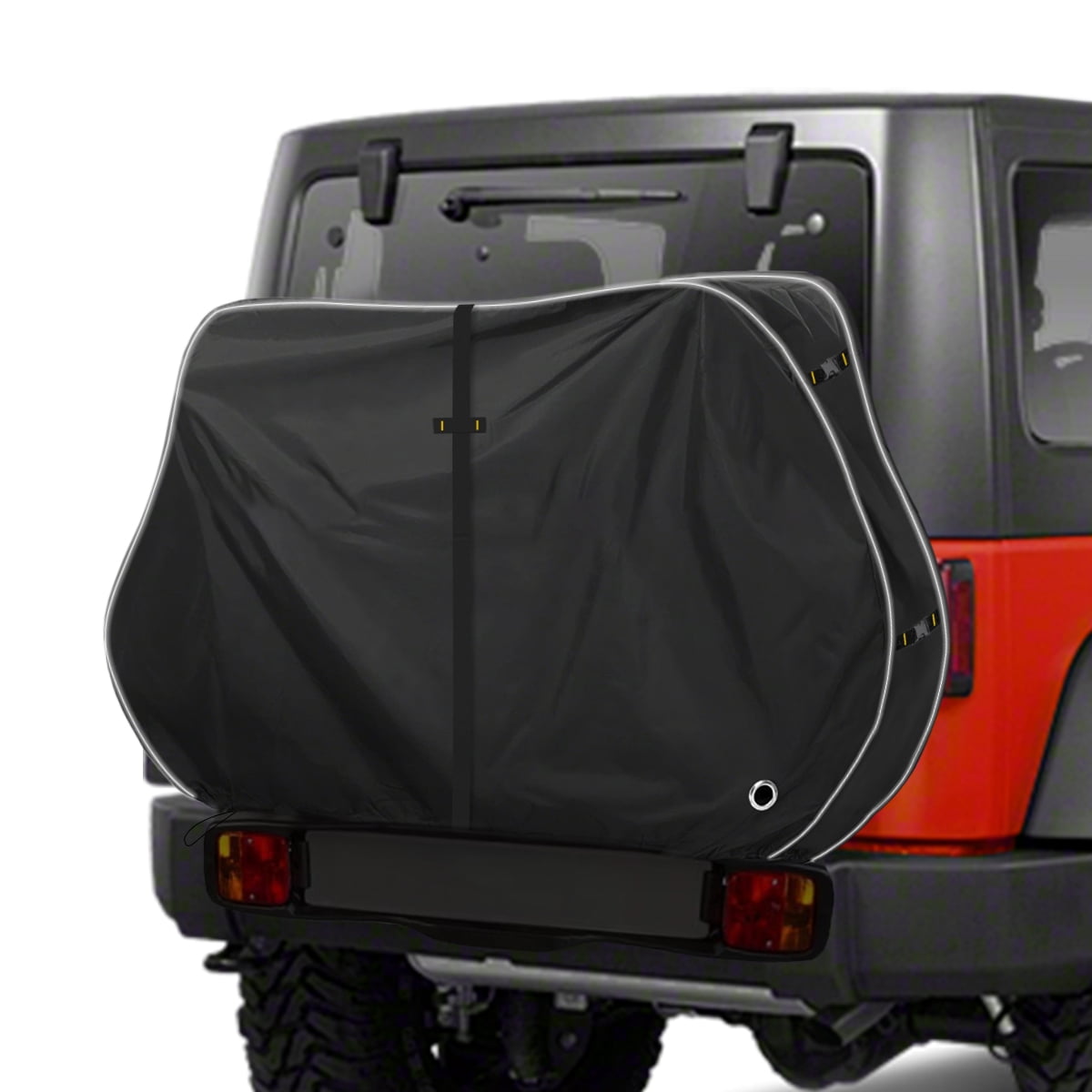 Zenicham 600D Bike Cover for Transport 3 4 Bikes Heavy Duty Waterproof Windproof Bike Covers Outdoor Storage with Reflective Strips Bicycle Cover with Lock Holes Walmart Business Supplies