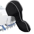 thumbnail image 1 of Zenicham 600D Fade and Crack Resistant Full Outboard Motor Cover,Trailerable Boat Engine Cover with Reflective Strips Black(Fits 175-220HP), 1 of 7
