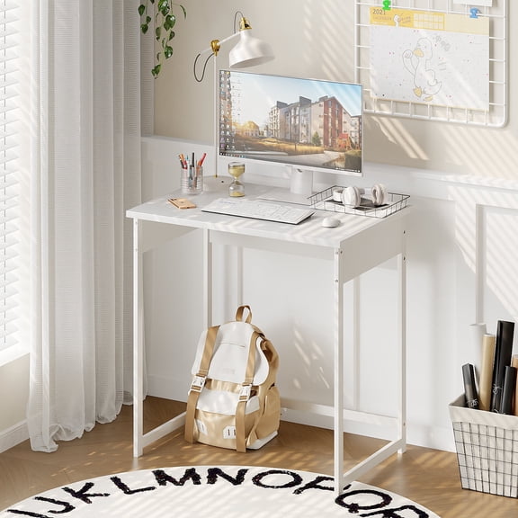 Zenira Minimalist Steel Frame Computer Desk for Adults, Home Office & Study Table