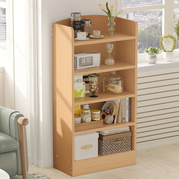 Zenira 5-Tier Bookshelf,Storage Organizer Bookcase with Open Shelf,For Living Room,Bedroom,Home Office