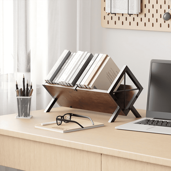 Zenira Multifunctional Storage Shelf - Black Vinyl Record and Small Item Organizer