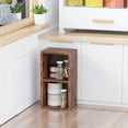 thumbnail image 1 of YQ JENMW 2-Tier Storage Shelf,Compact Slim Organizer for Small Spaces,Kitchen,Bedroom,Office, 1 of 7