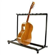 Zenison 7 Guitar Stand Multiple Seven Instrument Display Rack Folding Padded Organizer