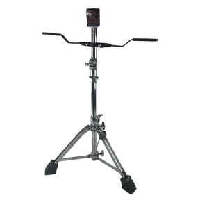 Zenison Bongo Drum Stand - Heavy Duty Chrome Double Braced Adjustable Percussion