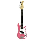 Zenison Childrens 36 Inch Electric Bass Guitar - Pink