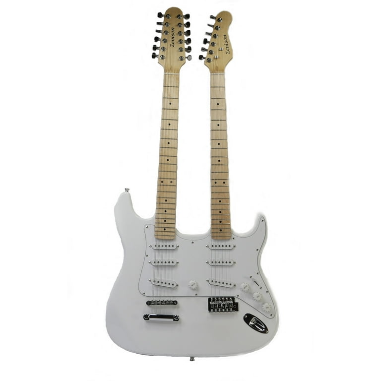 Zenison Dual Neck Electric Guitar, Body Bridge, 12 & 6 String