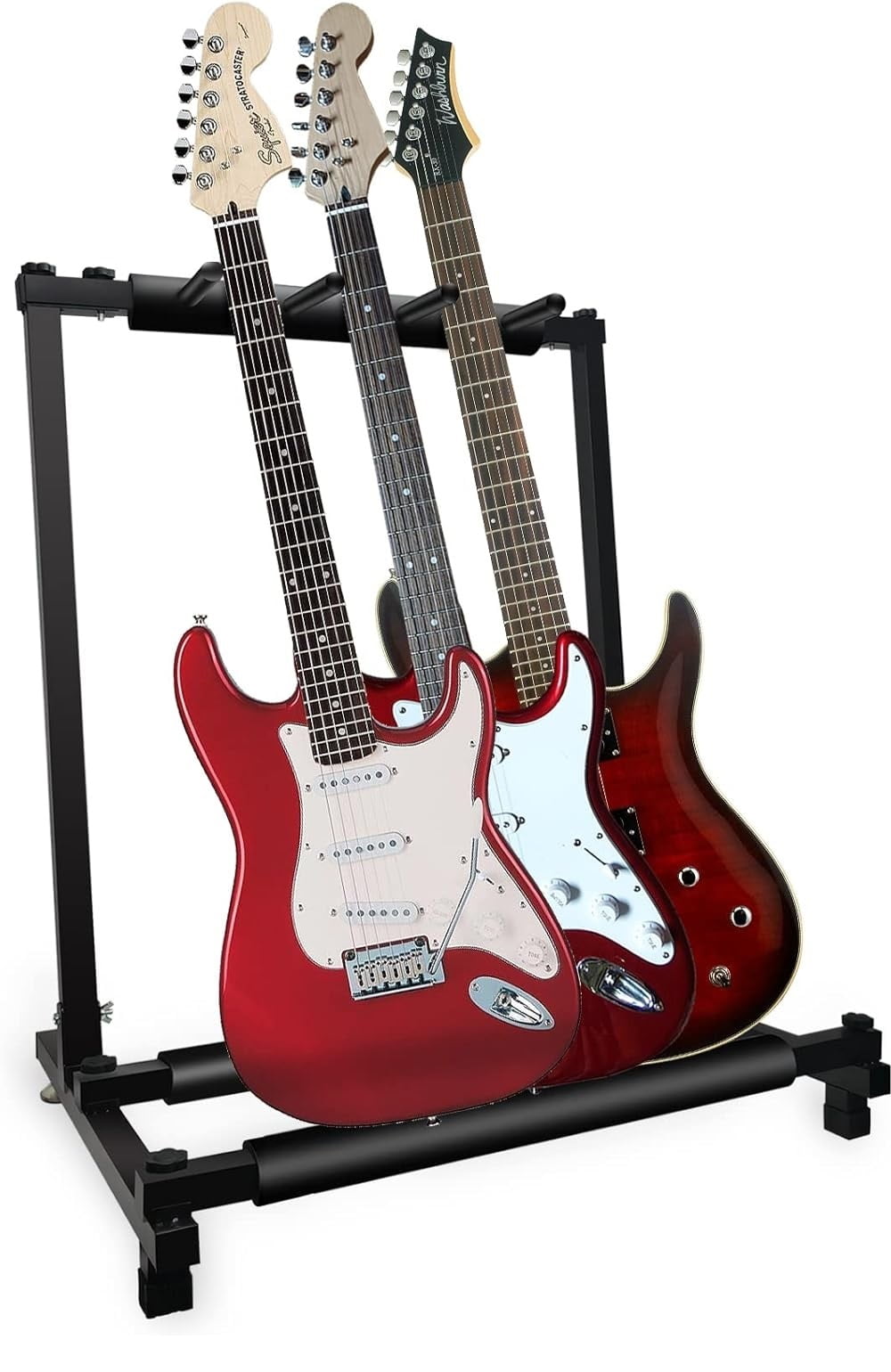 Zenison Guitar Stand Multi Instrument Display Rack Padded Folding Design