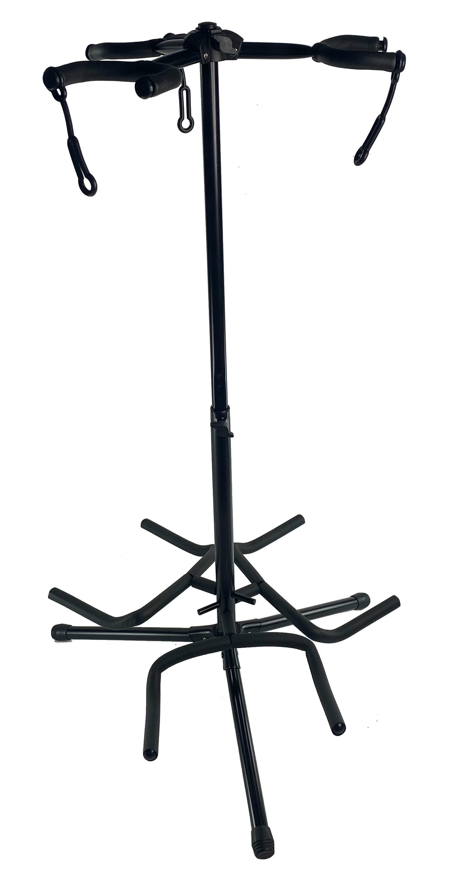 Zenison Triple Guitar Stand Upright Storage for 3 Instruments All Guitars & Bass