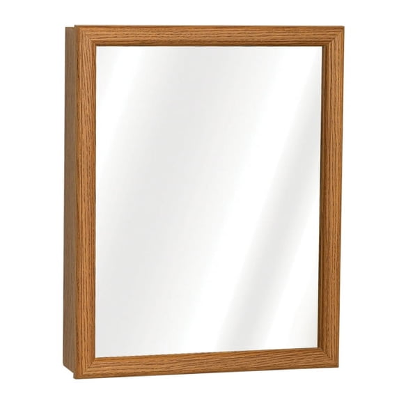 MEDICNE CABINT/MIROR OAK (Pack of 1)