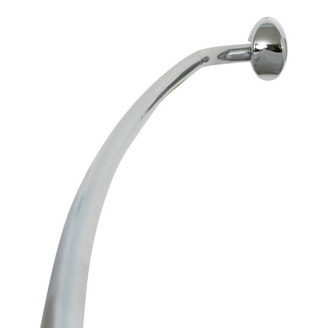 Zenith 35603SS06 Aluminum Single Curved Shower Rod