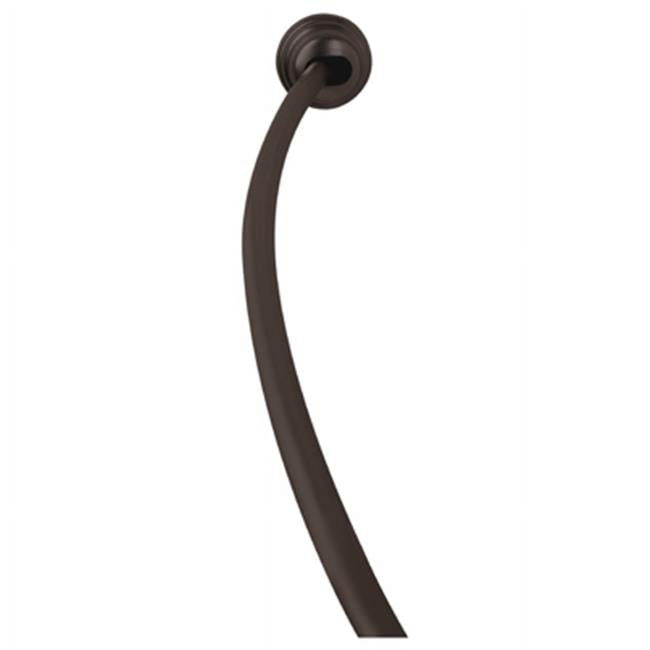 Zenith 35633HBP Aluminum Tension Curved Shower Rod, Bronze Finish