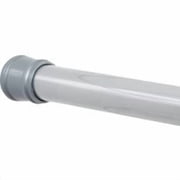 ZENITH/BATHWARE Adjustable 60-Inch Tension Shower Rod, Chrome 608S