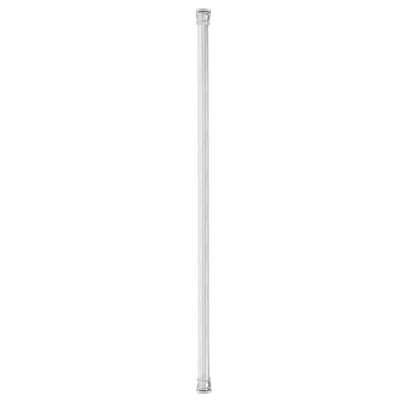 ZENITH/BATHWARE Adjustable 60-Inch Tension Shower Rod, Chrome 608S