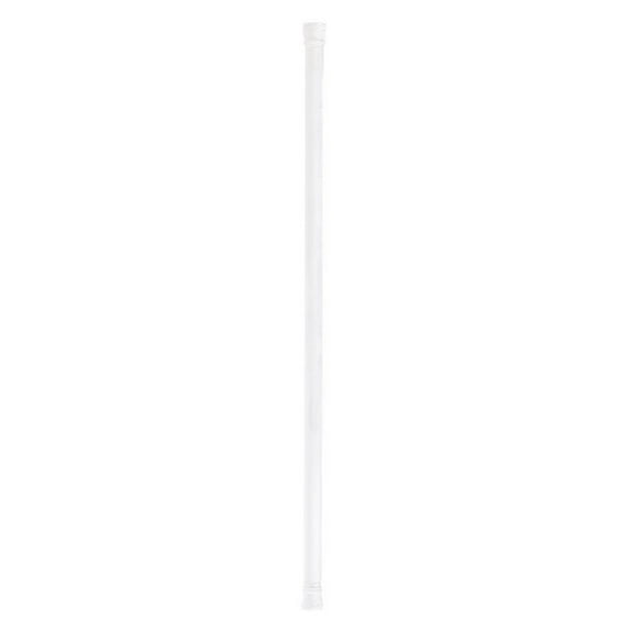 ZENITH/BATHWARE Adjustable 60-Inch Tension Shower Rod, White 608W