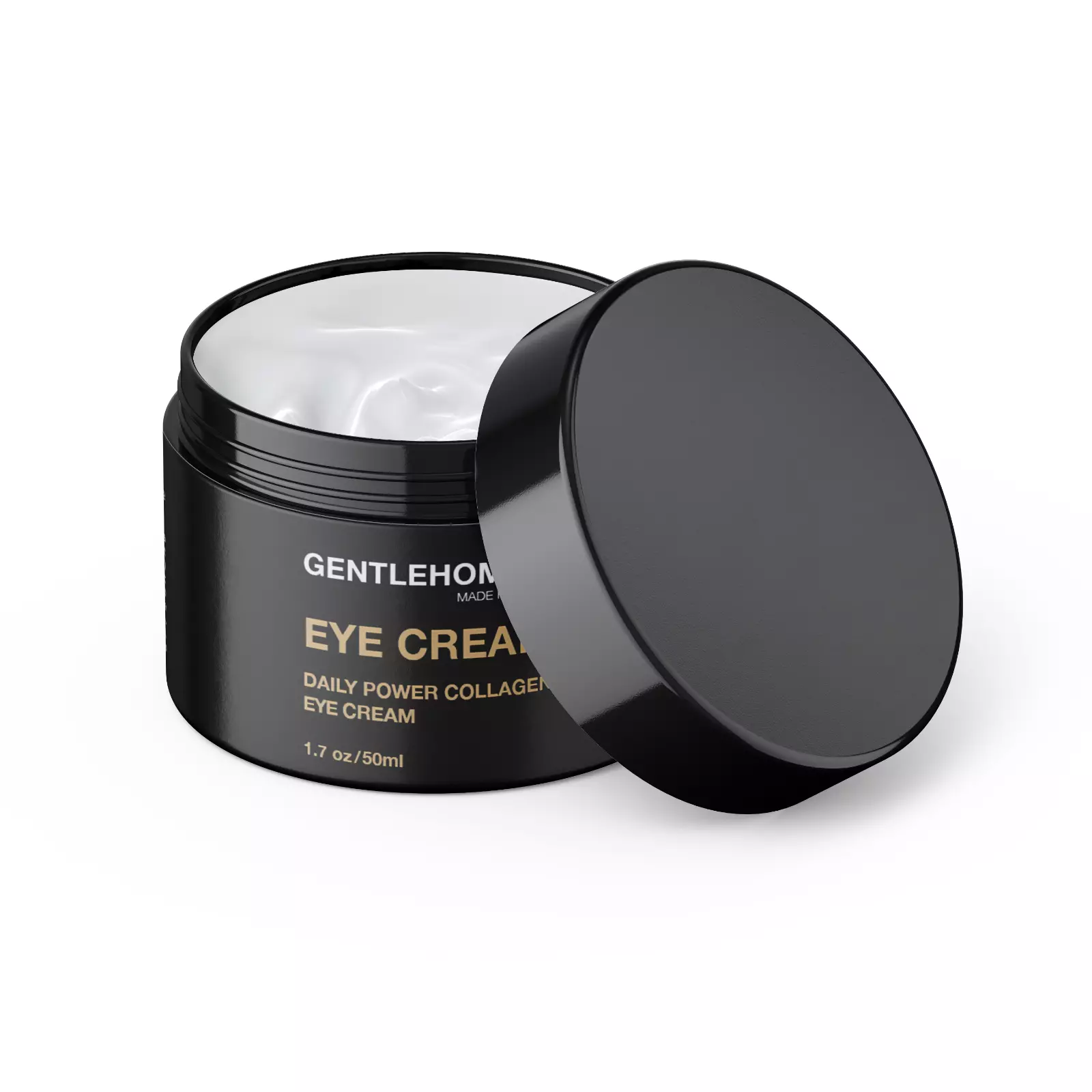 Gentlehomme Augencreme Für Männer Mit Kollagen & Koffein – Made In USA, Gegen Dunkle Ringe & Fältchen, 1.7oz