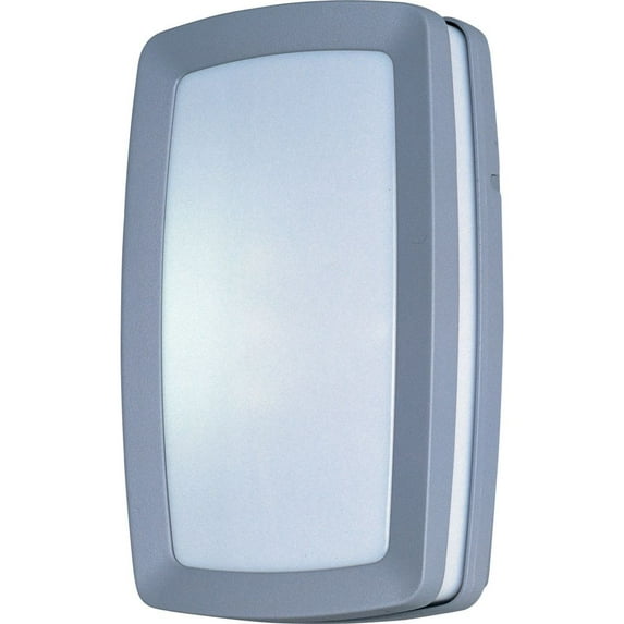Zenith EE - Two Light Wall Mount, Platinum Finish with White Glass