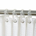 thumbnail image 1 of Zenith Home Clear Plastic Shower Curtain Rings 12 Count, 1 of 1