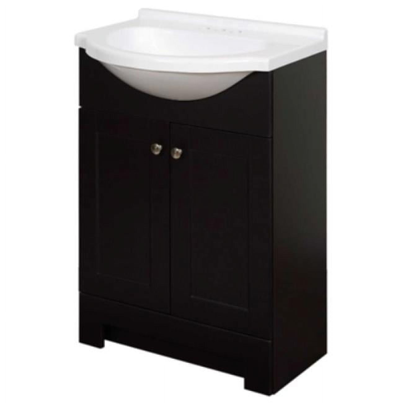 Zenith Home SEC24CH Euro Vanity Combo, Espresso
