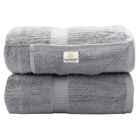 Zenith Luxury Bath Sheets - (2 Piece) Extra Large Size 40 X 70 Bath Sheets, Beach Towels, 600 GSM, Oversized Bath Towel, Extra Large Bath Towels ,100% Cotton