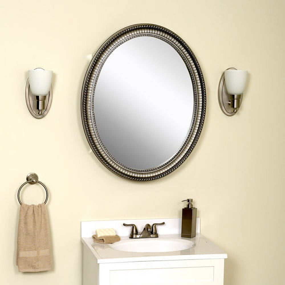 Zenith oval medicine cabinet with poly frame deals