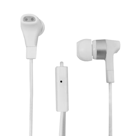 Zenith PM1001SEW 3.5mm Stereo Earbuds, White