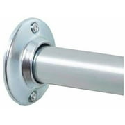 Zenith Products 60P1STL Zenith Bathstyles Chrome Builder Shower Rod - 60 in.