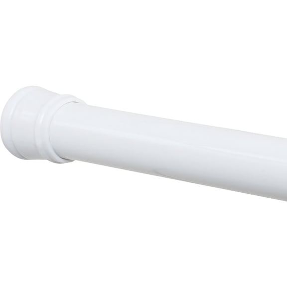 Zenith Shower Curtain Rod 60 in. L White
