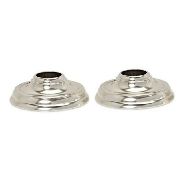 Zenith Ssmd03bn Nickel Medallion Finial End Caps For Shower Rods 2