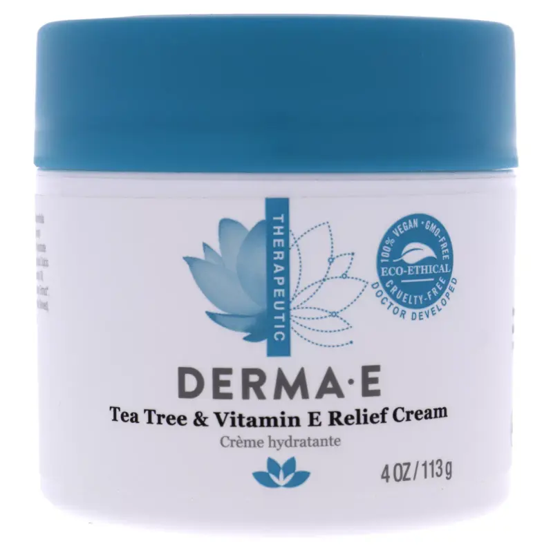 Zenith Tea Tree And Vitamin E Relief Cream by Derma-E for Unisex - 4 oz ...