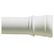 ZENITH/BATHWARE Adjustable 40-Inch Tension Shower Rod, White 512W