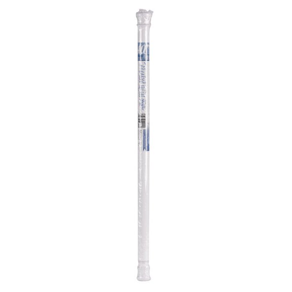 ZENITH/BATHWARE Adjustable 40-Inch Tension Shower Rod, White 512W