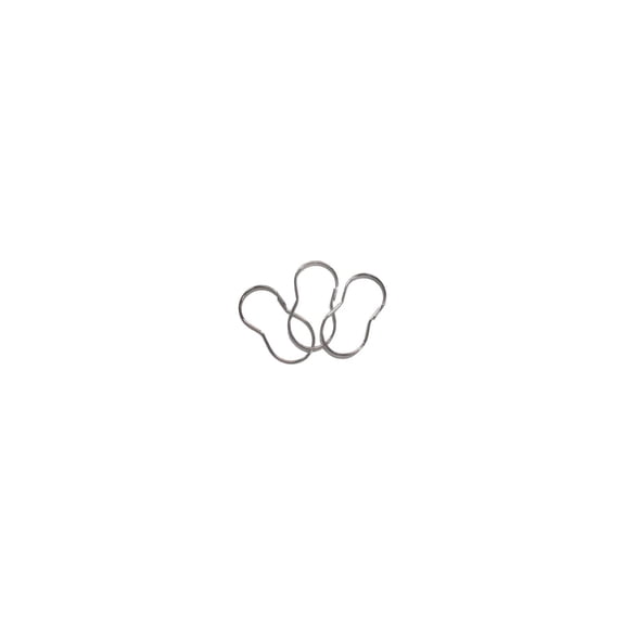 Zenna Home Shower Curtain Rings Chrome - Metal, Silver - 12 Pack