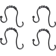 Zenith Zenna Home Zinc Shower Curtain Hook - Pack of 2