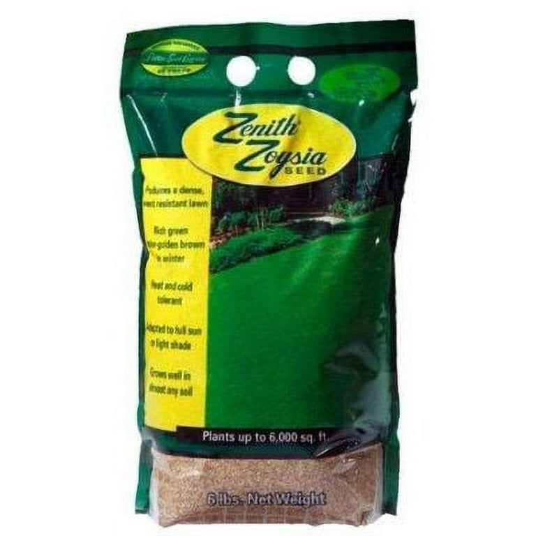 Zenith Zoysia Grass Seed for Lawn - 6 Lbs. Bag - Walmart.com
