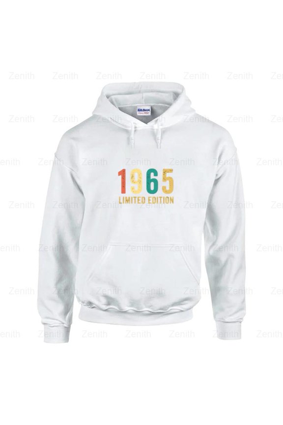 Birthday, Woman, Man, Limited Edition, Vintage, 1965 Hoodie, for Unisex, up to size 5XL.