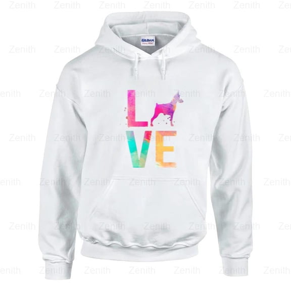 Zenith51 Colorful Doberman Pinscher, Dog Mom Gifts, Doberman Pinscher Hoodie, for Unisex, up to size 5XL.