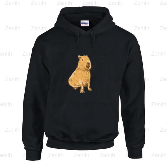Zenith55 Stuffed Capybara Capy Bara, Capibara, Stuff, Cappy Barra Hoodie, for Unisex, up to size 5XL.